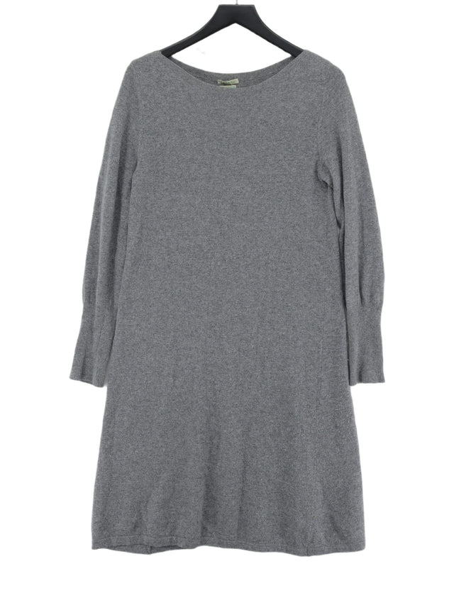 Stile Benetton Women's Midi Dress M Grey 100% Other