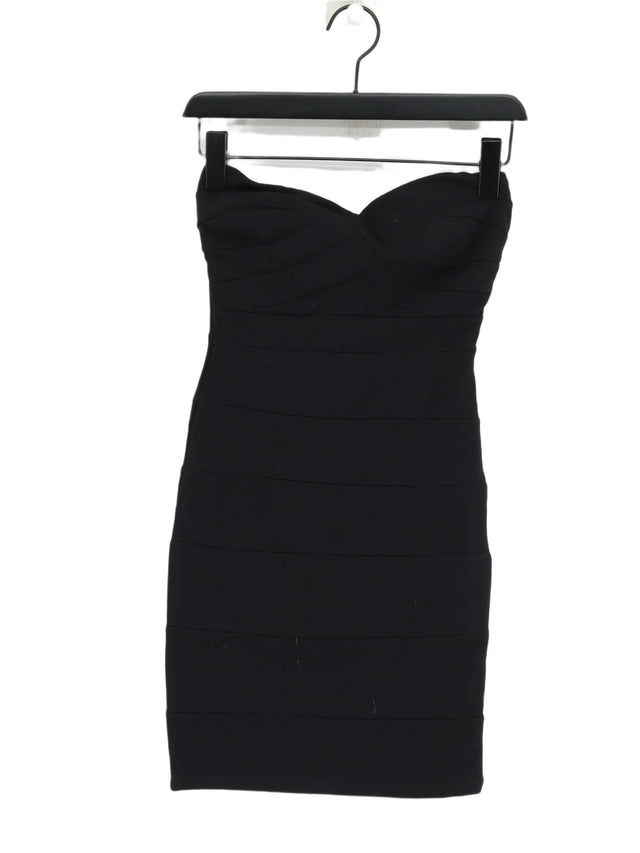 Tally Weijl Women's Midi Dress UK 6 Black Polyester with Elastane