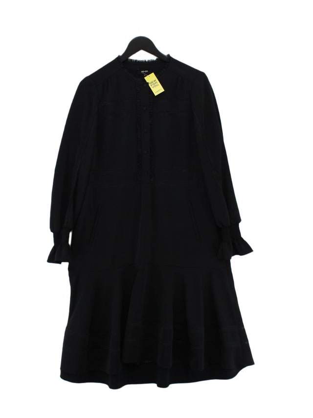 ME+EM Women's Maxi Dress UK 10 Black Polyester with Polyamide