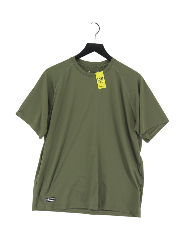 Under Armour Women's T-Shirt L Green 100% Other