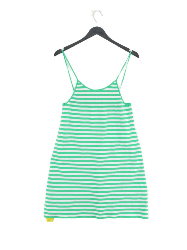 MNG Women's Midi Dress L Green 100% Polyester