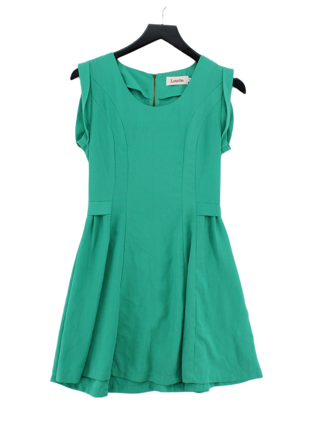 Louche Women's Midi Dress UK 10 Green 100% Polyester