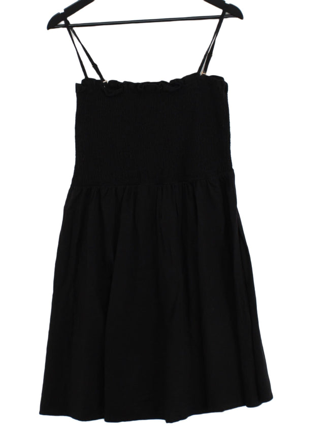 United Colors Of Benetton Women's Mini Dress S Black 100% Other
