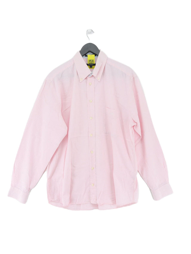 Gant Men's Shirt L Pink 100% Cotton