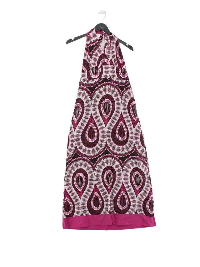 Protest Women's Maxi Dress UK 10 Pink 100% Cotton