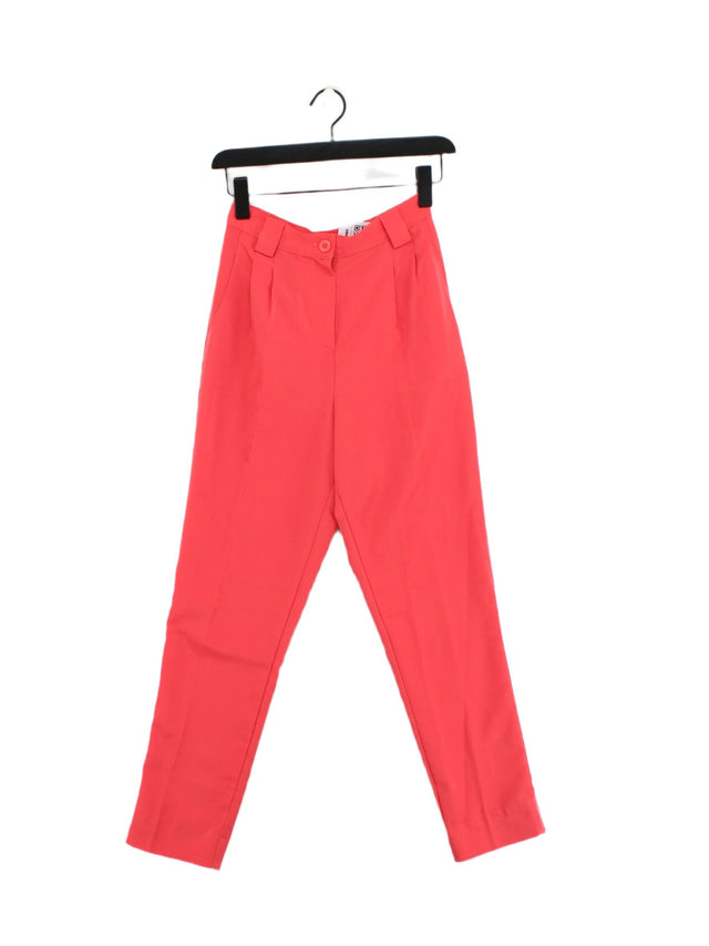 American Apparel Women's Suit Trousers XS Pink 100% Cotton