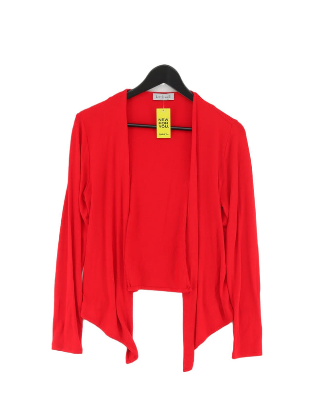 Kettlewell Women's Cardigan M Red Viscose with Elastane