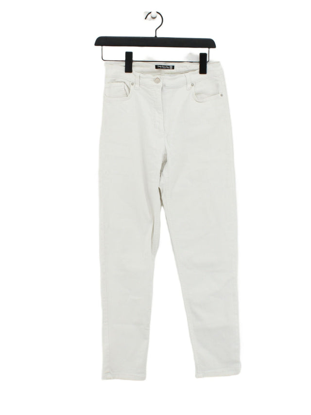 Betty Barclay Women's Jeans W 26 in White 100% Cotton
