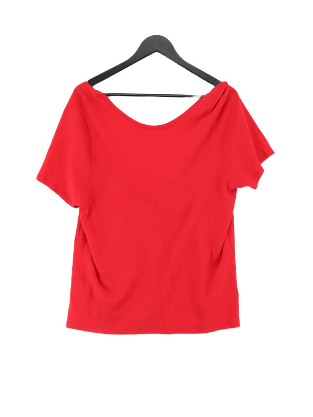 NA-KD Women's T-Shirt L Red 100% Cotton