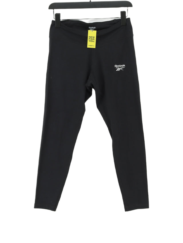 Reebok Women's Sports Bottoms M Black Cotton with Elastane