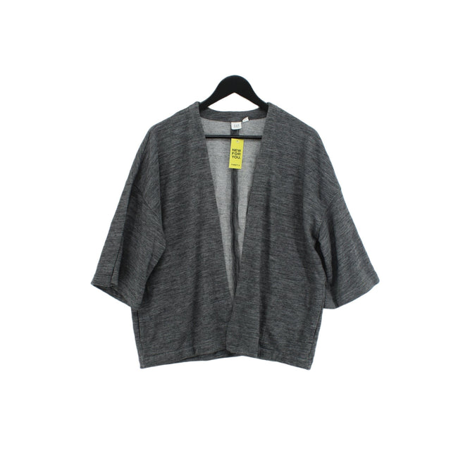 Gap Women's Cardigan XS Grey Cotton with Polyester