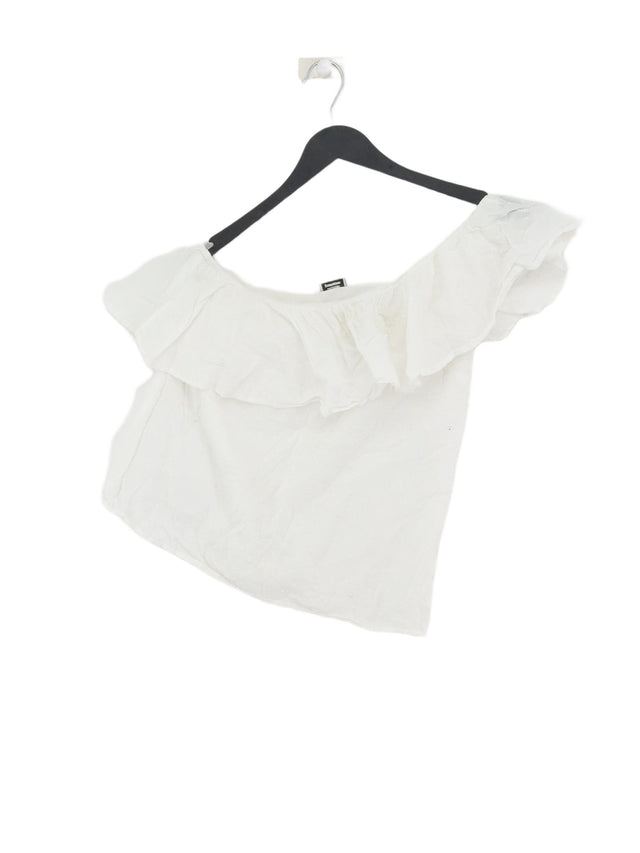 Collection Pimkie Women's Top M White 100% Other