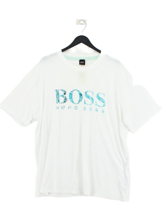 Hugo Boss Men's T-Shirt XXL White 100% Cotton