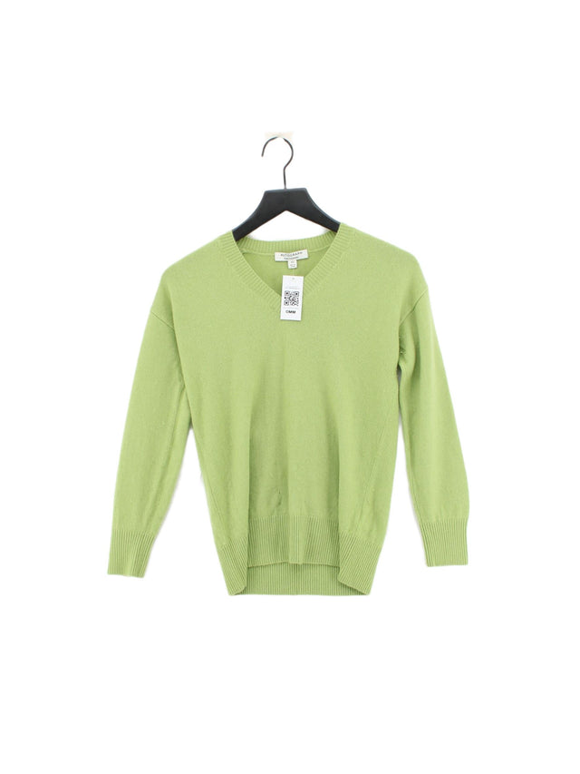 Autograph Women's Jumper XS Green 100% Cashmere