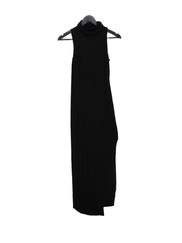 AX Paris Women's Maxi Dress UK 8 Black Viscose with Elastane