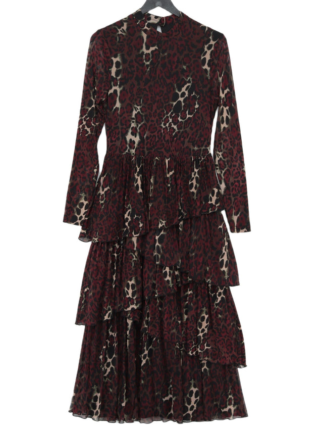 Whistles Women's Maxi Dress UK 12 Black 100% Polyester