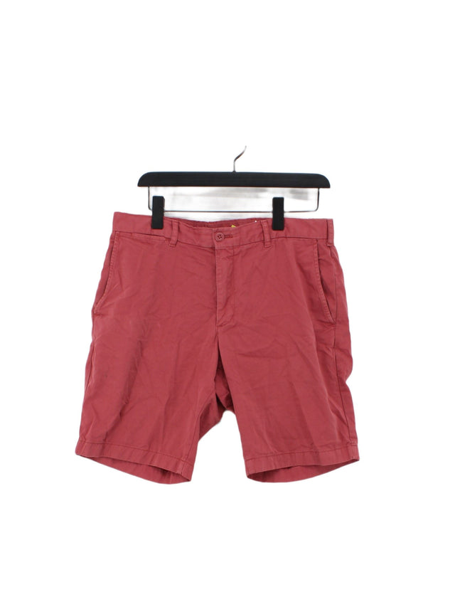 Uniqlo Men's Shorts W 30 in Pink 100% Cotton