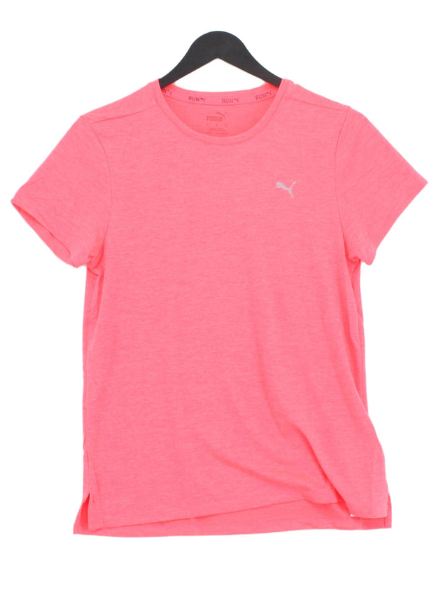 Puma Women's T-Shirt S Pink 100% Polyester