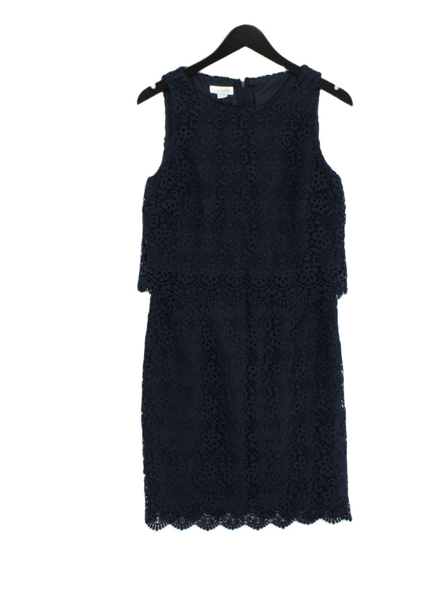 Monsoon Women's Midi Dress UK 12 Blue 100% Polyester