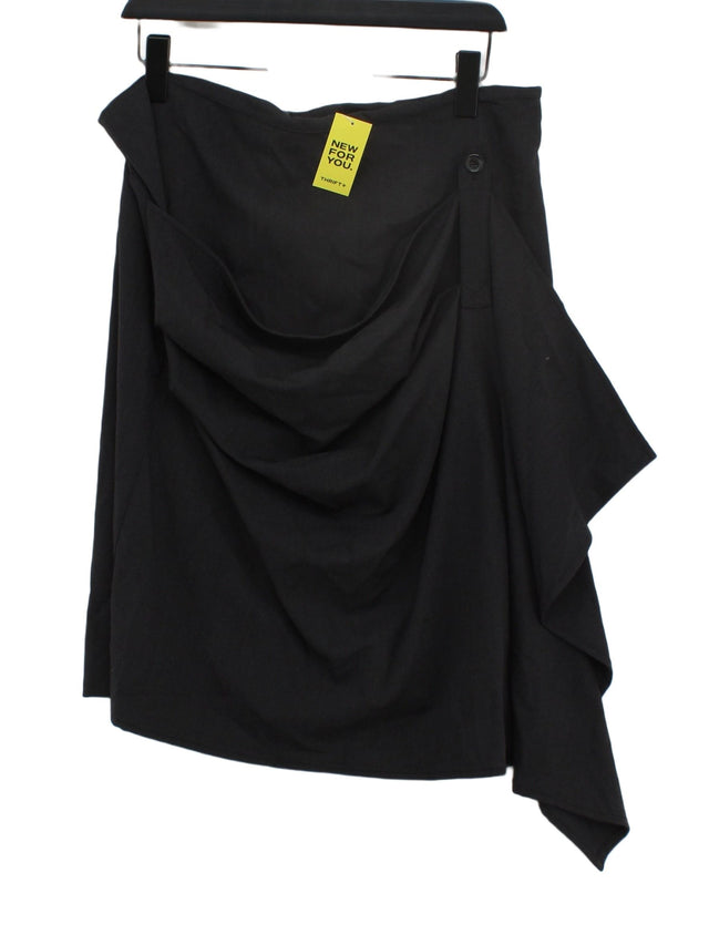 James Lakeland Women's Midi Skirt UK 24 Grey Polyester with Elastane, Rayon