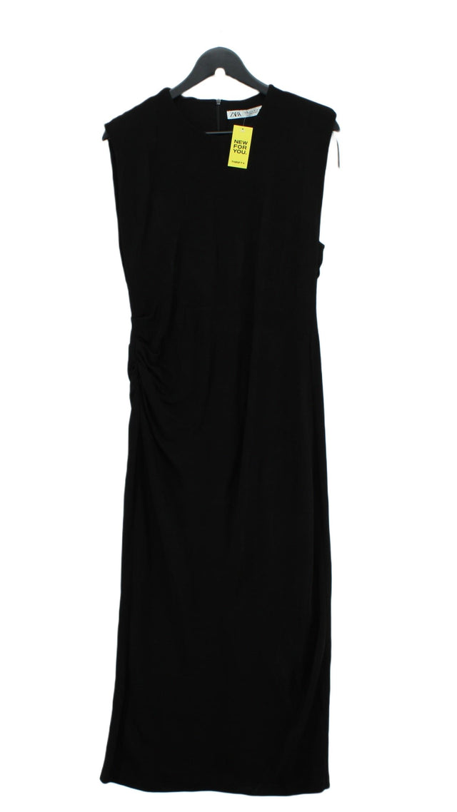 Zara Women's Maxi Dress XL Black 100% Viscose