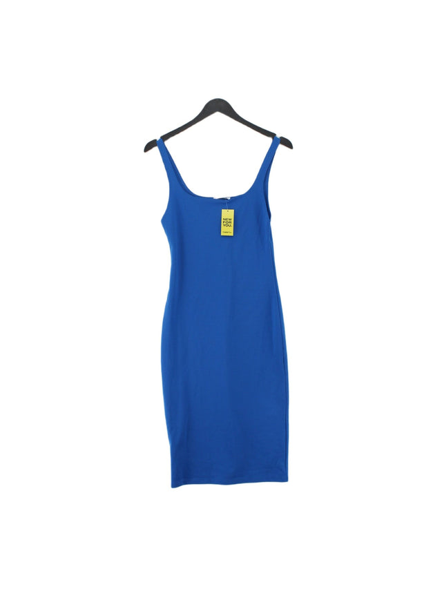Zara Women's Midi Dress M Blue 100% Other