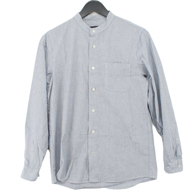 A.P.C. Men's Shirt XS Blue 100% Cotton