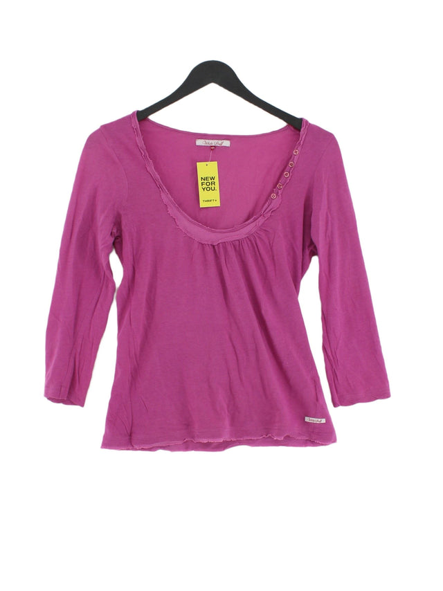 White Stuff Women's Top UK 10 Pink 100% Cotton