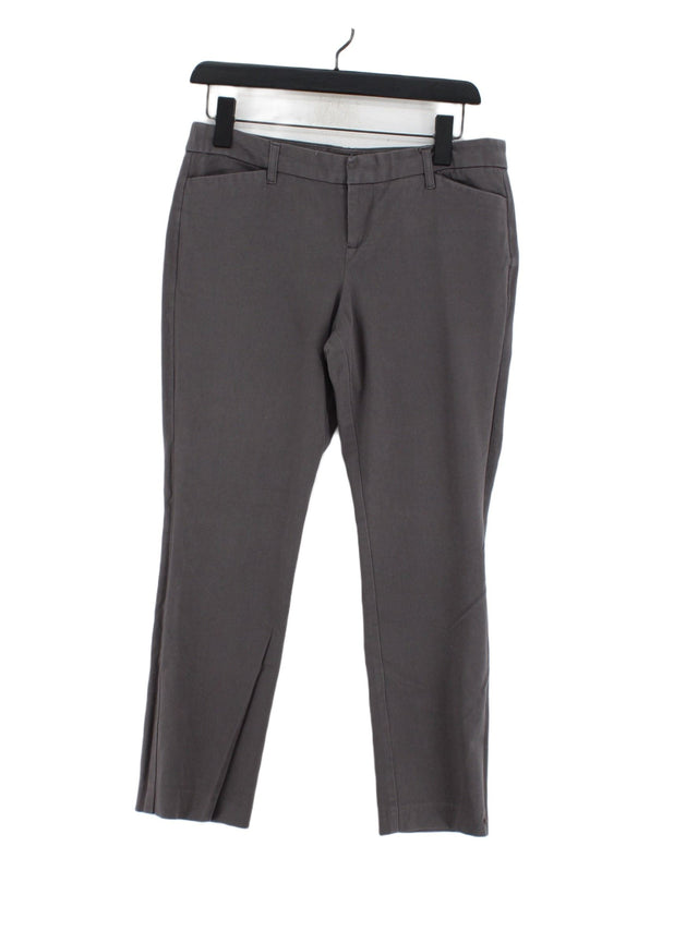 Phase Eight Women's Suit Trousers UK 10 Grey Cotton with Elastane