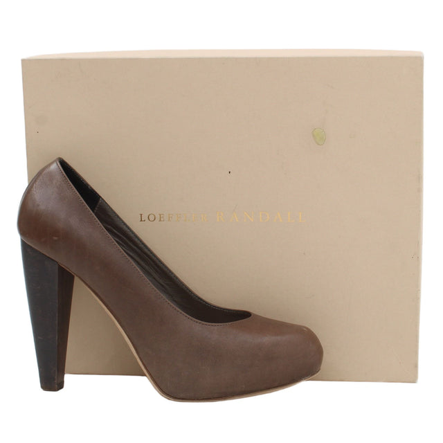 Loeffler Randall Women's Heels UK 6 Brown 100% Leather