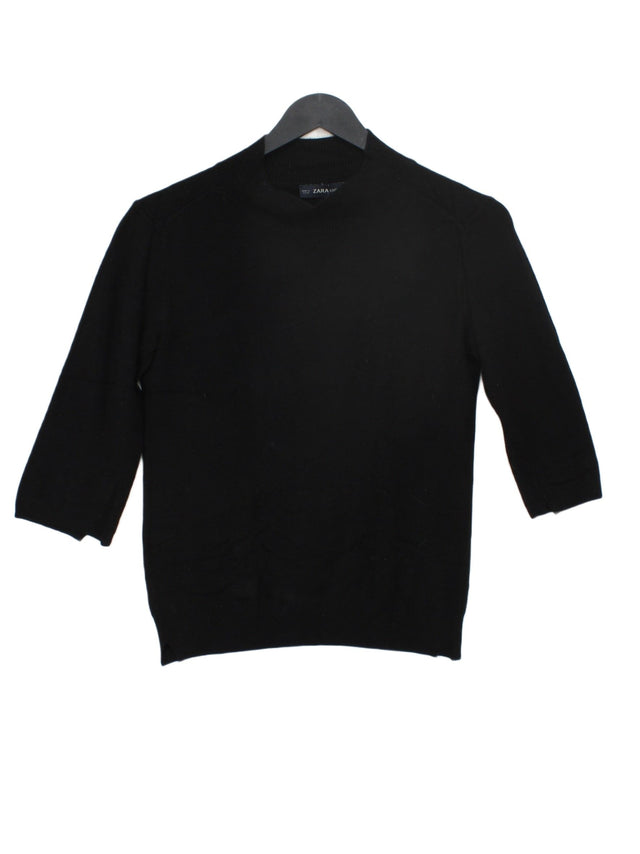 Zara Women's Jumper S Black 100% Other