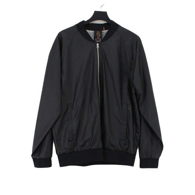 Luke Men's Jacket XL Black Cotton with Polyester