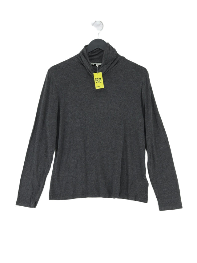 Hobbs Women's Top L Grey Viscose with Elastane