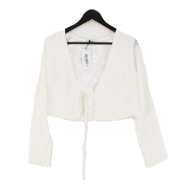 Coast Women's Blazer UK 10 White 100% Polyester