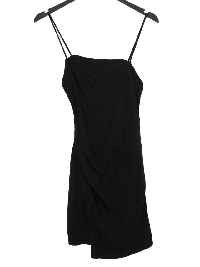 Zara Women's Mini Dress S Black 100% Viscose