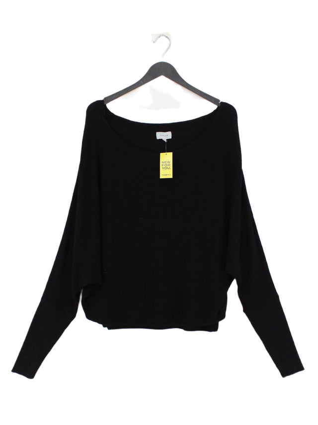 Jigsaw Women's Jumper M Black Wool with Viscose