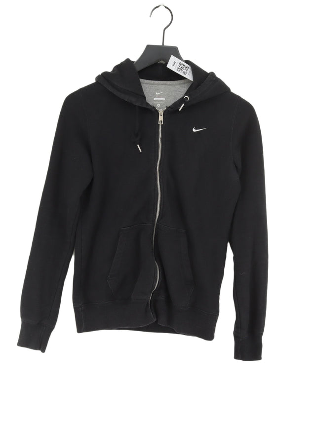 Nike Women's Hoodie M Black Cotton with Polyester