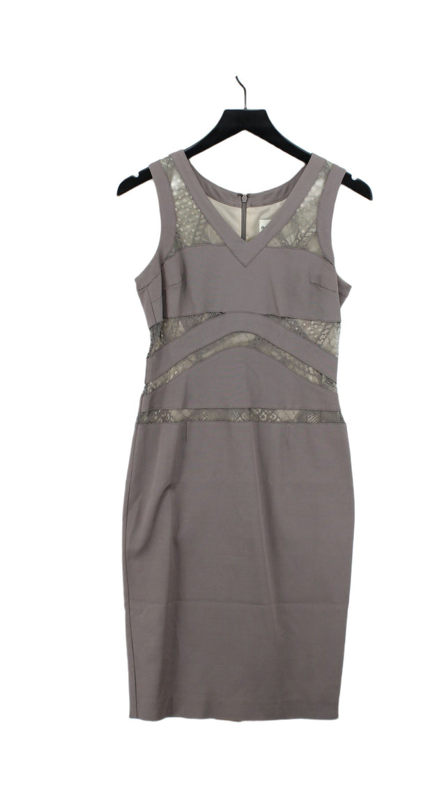 Reiss Women's Midi Dress UK 8 Grey