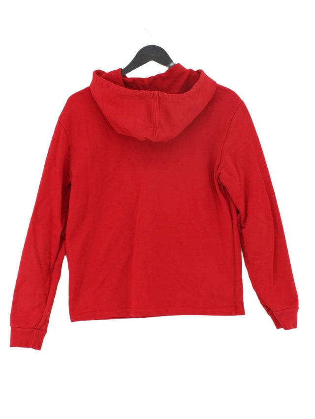 Hugo Boss Women's Hoodie XS Red Cotton with Elastane
