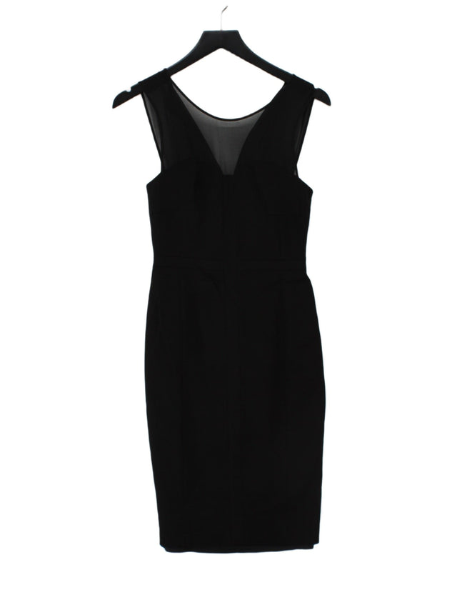 Saba Women's Midi Dress UK 6 Black Viscose with Elastane, Lyocell Modal