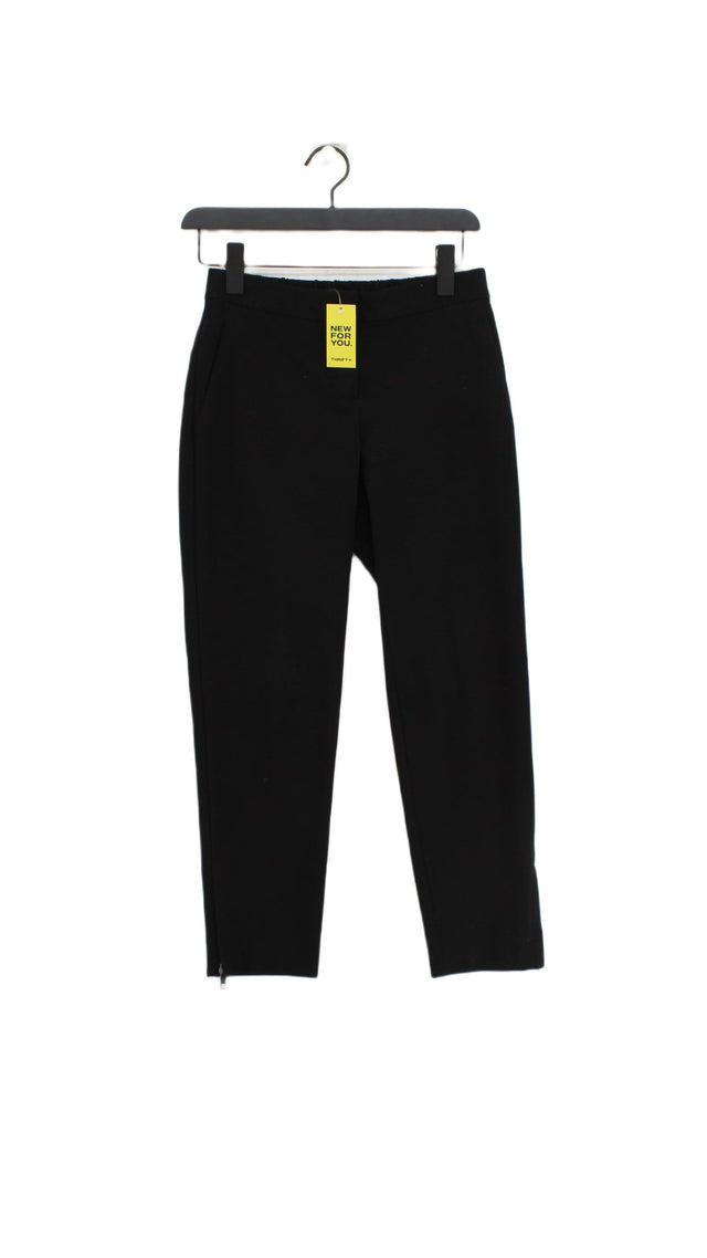 Theory Women's Suit Trousers UK 6 Black Viscose with Elastane, Polyamide