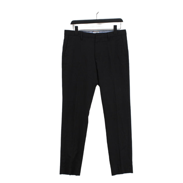 Frame Men's Suit Trousers W 34 in Black 100% Other