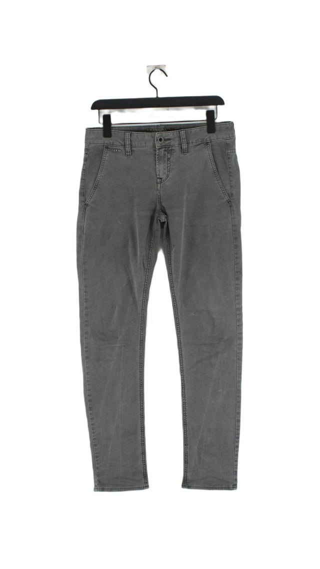Guess Men's Jeans W 29 in Grey Cotton with Elastane