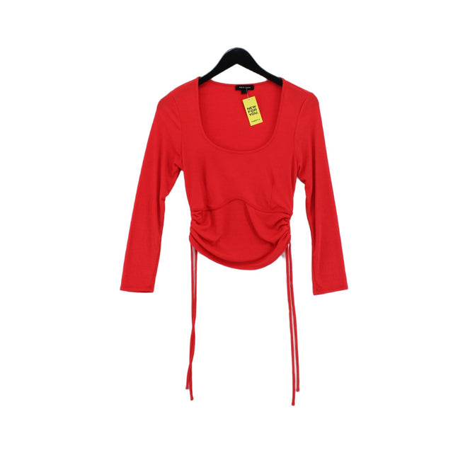 New Look Women's Top UK 14 Red 100% Other