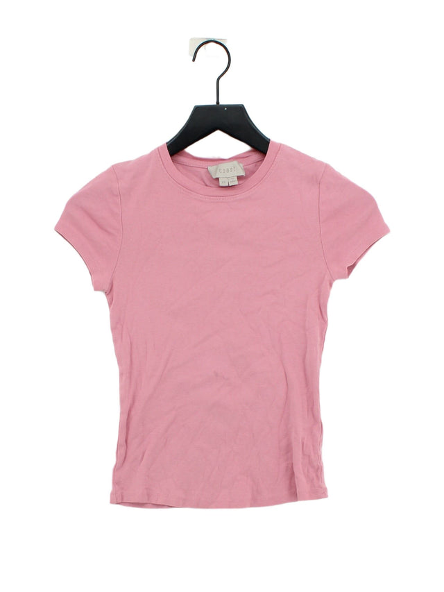 Coast Women's T-Shirt XS Pink 100% Cotton