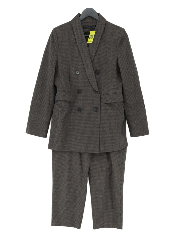 Zara Women's Two Piece Suit M Grey 100% Other