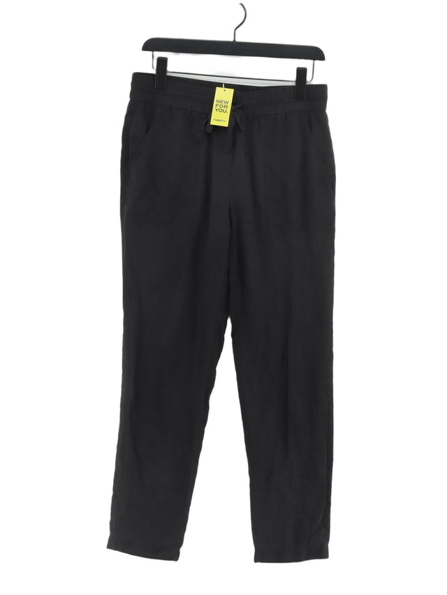 DKNY Women's Suit Trousers S Black 100% Silk