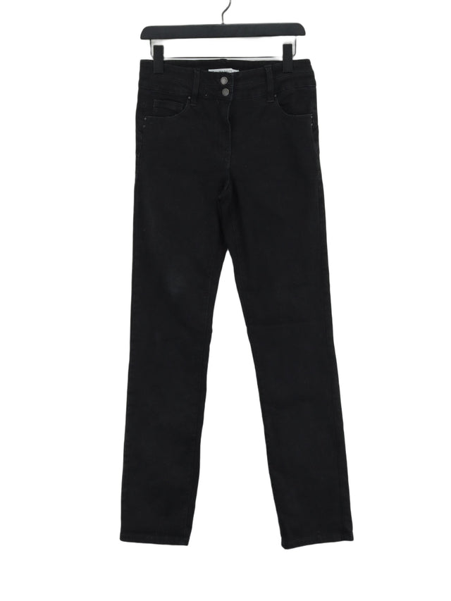 Next Women's Jeans XL Black Cotton with Elastane, Polyester