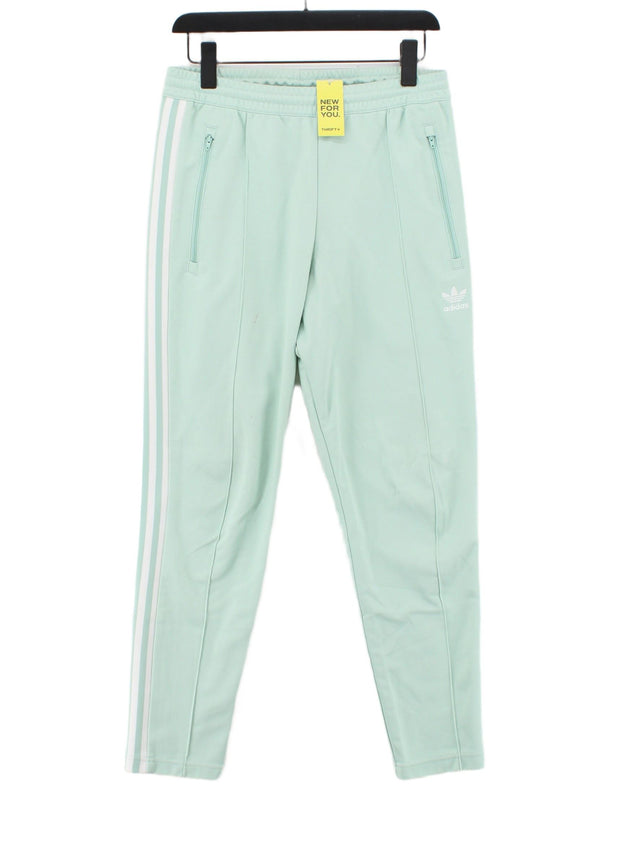 Adidas Women's Sports Bottoms S Green Cotton with Polyester