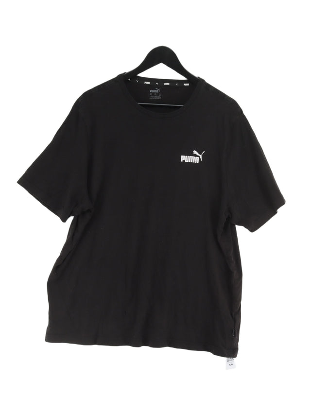 Puma Women's T-Shirt XXL Black 100% Cotton